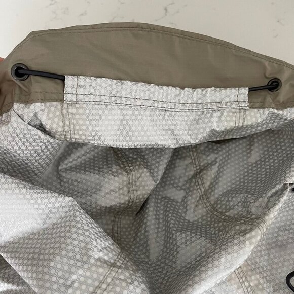 Columbia Omni Tech Arcadia II Waterproof Full Zip Hooded Rain Jacket Lt Khaki XS - Picture 12 of 15